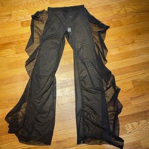 Fashion Nova Sunshine See Through Cover Up Pant